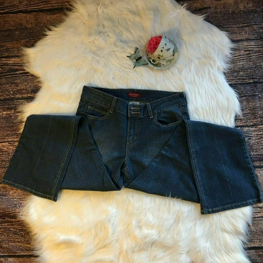 Levis Genuinely Crafted 526 Jeans Slender Boot Cut Stretch Denim Womens 8 Medium